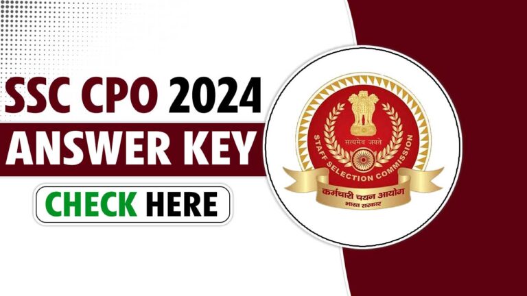 Ssc Cpo Answer Key Out Check Now Si Cpo Provisional Answer Key