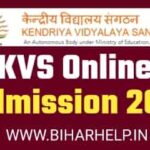KVS Online Application Form 2021