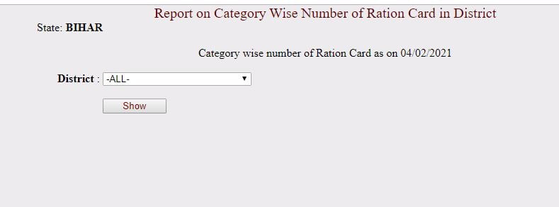 One nation one ration card 2021