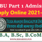 TMBU Part 1 Admission Apply Online 2021