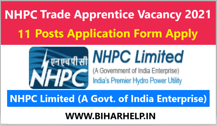 NHPC Trade Apprentice Vacancy 2021