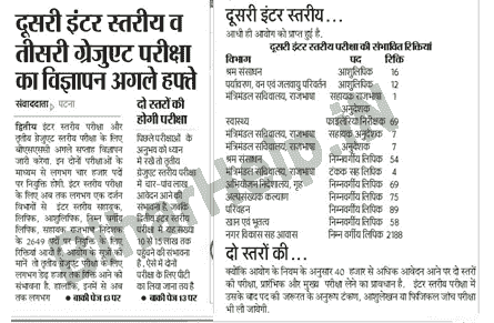 Bihar SCC Sachivalaya Sahayak Recruitment 2021