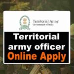 Territorial army officer requirement 2021