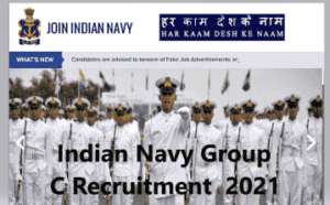 Indian Navy Group C Recruitment 2021