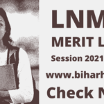 LNMU Part 1 Admission Merit List 2021