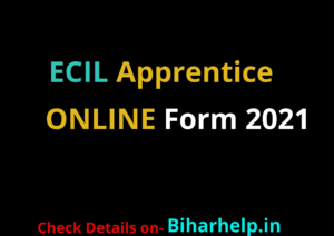ECIL Apprentice Online Form 2021
