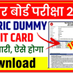 Bihar Board Matric Dummy Admit Card 2022