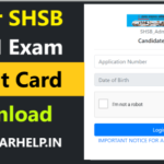 Bihar ANM Exam Admit Card 2021 Download