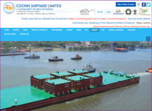 Cochin Shipyard Apprentice Online Form 2021