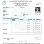 Bihar Board Matric Dummy Admit Card 2022
