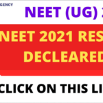 NTA NEET Entrance Exam Result 2021 released | NEET UG 2021 result: How to check score card online
