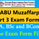 BRABU Part 3 Exam Form 2021