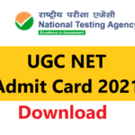 UGC NET Admit Card 2021