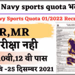 Navy Sailor Sports Quota Recruitment 2021