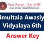 Simultala Awasiya Vidyalaya Class 6 Answer Key 2021