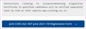 NTA CSIR UGC NET June 2021