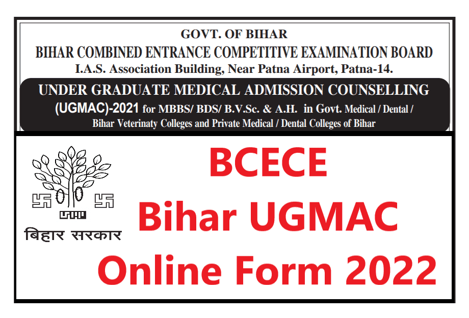 BCECE Bihar UGMAC Online Form 2022