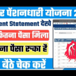 Bihar Pension Payment Statement Check Online