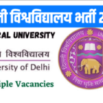 Delhi University Professor Recruitment 2022