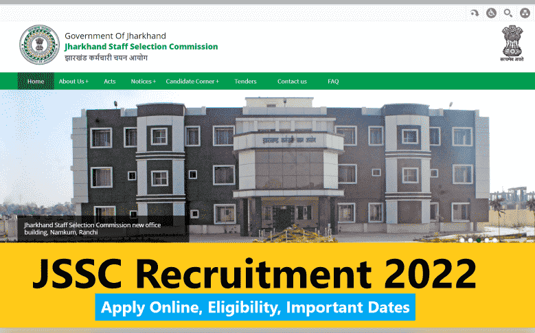 JSSC JDLCCE Recruitment 2022 Apply Online, Eligibility, Important Dates
