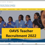 OAVS Teacher Recruitment 2022