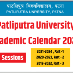 Patliputra University Academic Calendar 2022