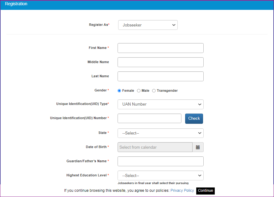 NCS Job Portal