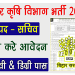 Bihar Panchayat Sachiv Vacancy 2022