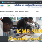 ICMR NIMR Recruitment 2022