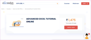 ADVANCED EXCEL TUTORIAL ONLINE