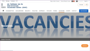  IUAC Recruitment 2022
