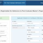 DU PG Admission 2022