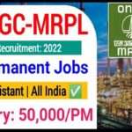 ONGC MRPL Recruitment 2022