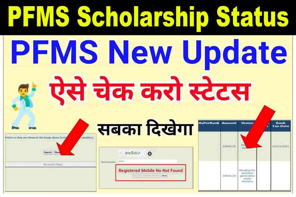 PFMS Scholarship Status