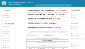 Kerala TET Admit Card 2022