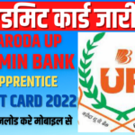 Baroda UP Bank Apprentice Admit Card 2022