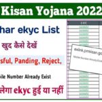 PM Kisan Yojana KYC List