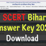SCERT Bihar Answer Key 2022
