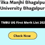 TMBU UG First Merit List 2022 