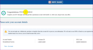 HDFC Bank Account Opening Online 2022