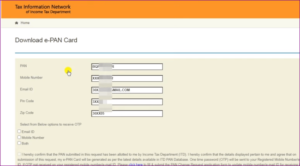 How To Download Pan Card Online