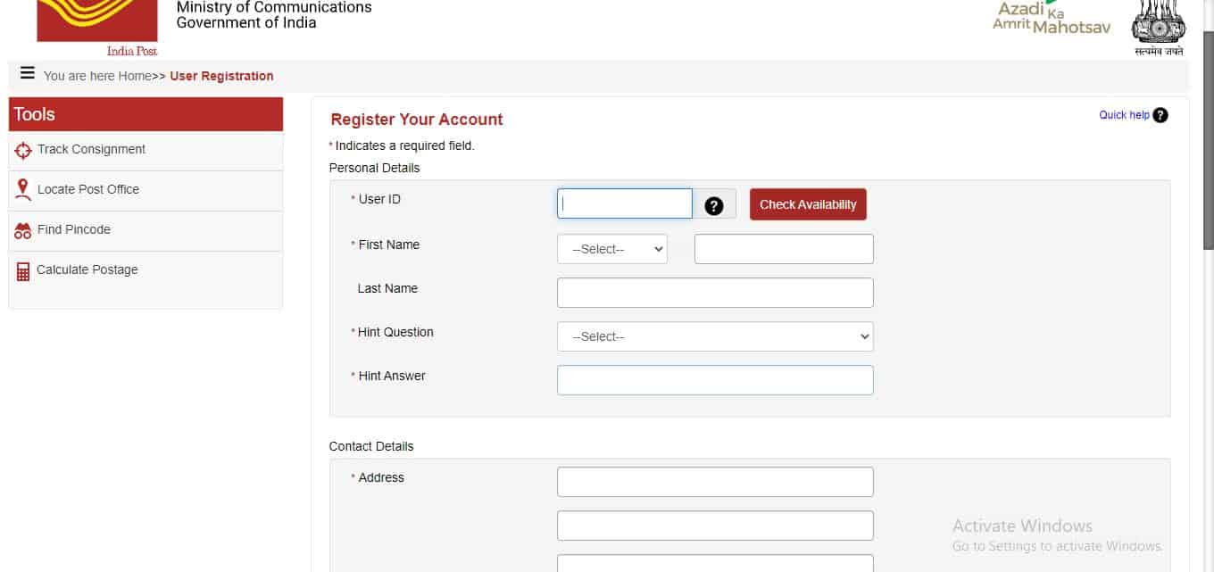 Post Office Retailer Id Online Registration 