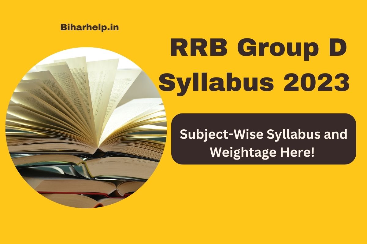 RRB Group D Syllabus 2023