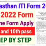 Rajasthan ITI Online Form 2022