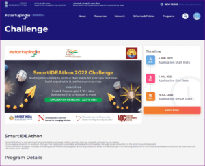 Startups India Challenge 2022