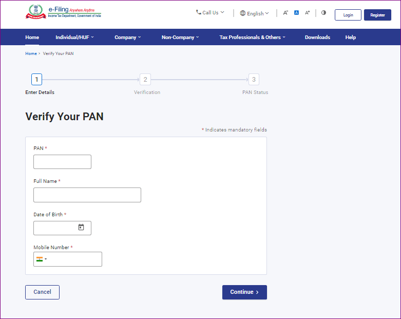 Pan Card Verify Kaise Kare