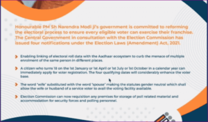 Aadhaar Voter Card Link