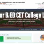 Bihar B.ED CET College List