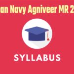 Indian Navy Agniveer MR Syllabus 2022