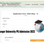 Munger University PG Admission 2022